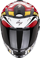SCORPION EXO-491 PIRATE MOTO CAPACETES INTEGRAL PIRATA VERMELHO
